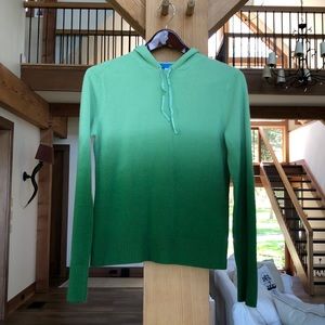 Green ombré Delia’s hooded sweater